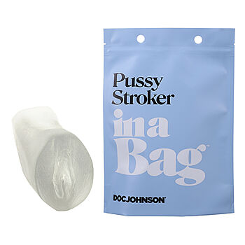 Doc Johnson - Pussy Stroker in a Bag tekovagina, realistinen, joustava, nystyröity, pehmeä