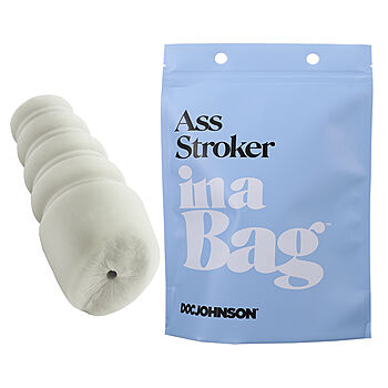 Doc Johnson - Ass Stroker in a Bag tekoanus, realistinen, tiukka, pehmeä, teksturoitu