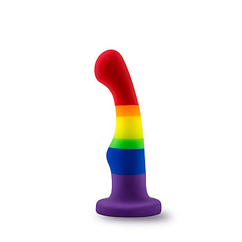 Blush Avant Pride P1 - Freedom dildo, muotoiltu, silikoninen, laadukas, värikäs