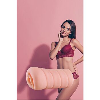 Pocket Pussy - Megan tekovagina, pehmeä, joustava, realistinen, vaalea