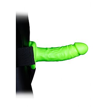 Ouch | Pimeässä hohtava ontto & realistinen strap-on, erektiotuki, kestävä, pimeässä hohtava, hygieeninen, laadukas