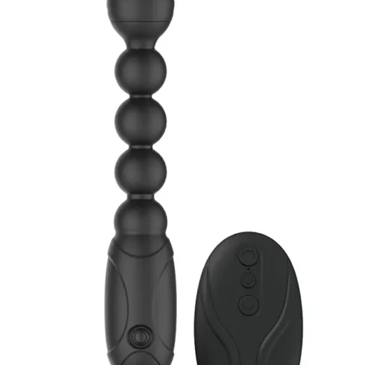 Bendy Bend & Stay In Place Wireless Vibrating Analbeads Anaalivibraattorit
