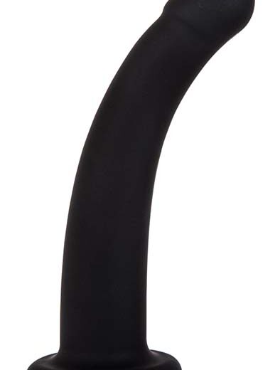 Black Silicone Semi Realistic Dildo Small Dildo
