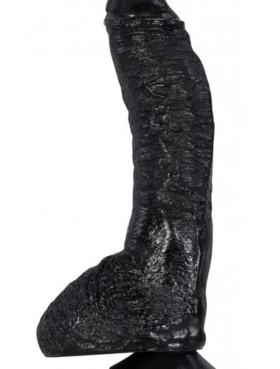 BlackyDick Tyson XL Dildo Black 27 cm Anaalidildo