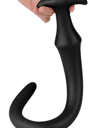 Darksil Ultra Long Slim Dildo Black 50 cm Extra pitkä anaalidildo