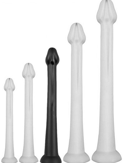 Darksil Whale Dildo Large Black 42 cm Extra pitkä anaalidildo