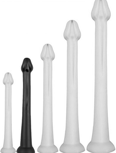 Darksil Whale Dildo Medium Black 40 cm Extra pitkä anaalidildo