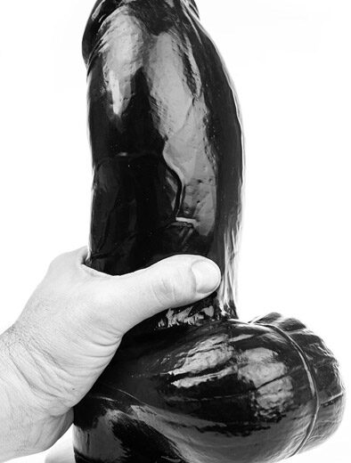 Domestic Partner Grenadier XL Black 29cm Paksu anaalidildo