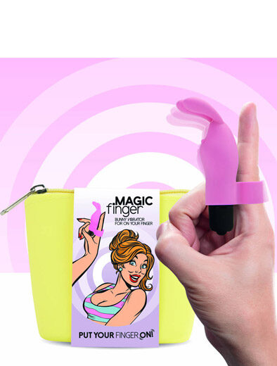 FeelzToys Magic Finger Vibrator Pink Sormivibraattori