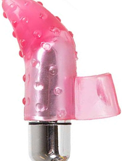 Jelly Fingervibrator with 10-Speed Bullet Sormivibraattori