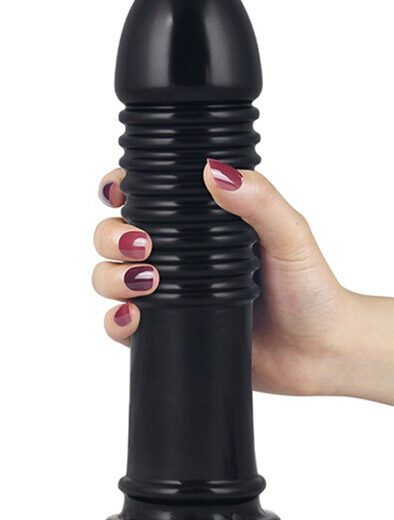 King-Sized Anal Bumper 22,5 cm Paksu anaalidildo