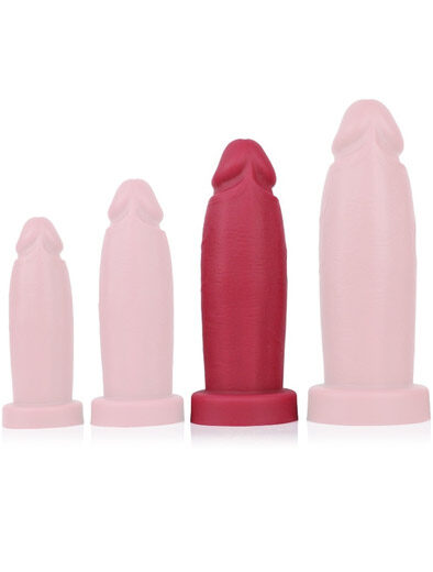 Larry Silicone Dildo Red 24 cm Anaalidildo