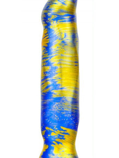 Metallic Fantasy Dildo Marbex Blue/Gold 19 cm Dragon Dildo