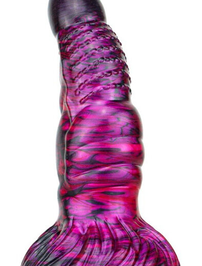 Metallic Fantasy Dildo Nirp Purple/Black 18 cm Dragon Dildo