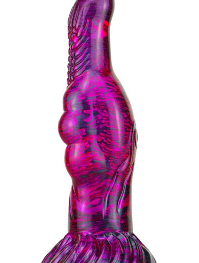 Metallic Fantasy Dildo Skurix Purple/Black 22 cm Dragon Dildo