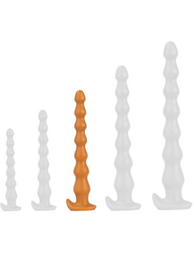 TheAssGasm Plug Long Chap Beads 37 cm Anaalidildo