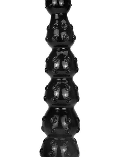 Zeus Dildo Black 40 cm Paksu anaalidildo